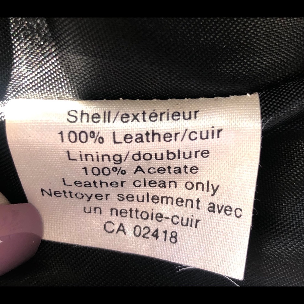 Bebe black leather crop top vest - Picture 3 of 9
